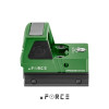 Point rouge mini solaire réticule vert Tactical OPS