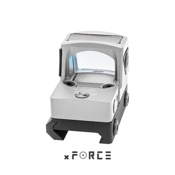 Viseur point rouge mini solaire Tactical OPS Mini Solaire Silver