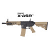 Réplique longue airsoft Specna Arms SA-F08 FLEX BLDC HAL G2 Tan et Noire 6mm