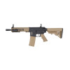 Réplique longue airsoft Specna Arms SA-F08 FLEX BLDC HAL G2 Tan et Noire 6mm