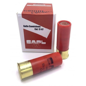 Balles caoutchouc Gomm Cogne SAPL calibre C12/67 par 5
