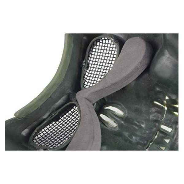 Demi-masque de protection faciale grillage Skull Tactical OPS Olive Drab