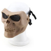 Masque facial tactique skull grillage métallique Tactical OPS coloris tan