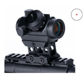 Point rouge compact Tactical OPS T1 avec montages Flexline