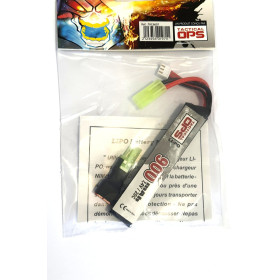 Batterie Li-Po 7,4V 900mAh format 2x551890P Tactical OPS