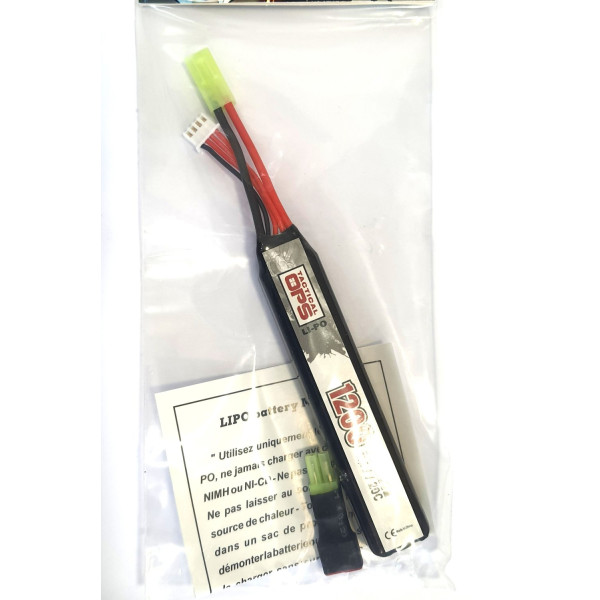 Batterie Li-Po 11,1V 1200mAh format stick Tactical OPS 3×7016108P