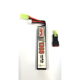Batterie Li-Po 7,4V 1300mAh format stick Tactical OPS 2x7520100P