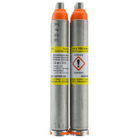 Recharges JPX4 actives ou d'entraînement Piexon – Pack de 4 cartouches 9 ml – Orange