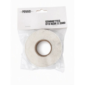 Gommettes adhésives noires 19 mm Powair lot de 2000 pastilles pour cibles de tir