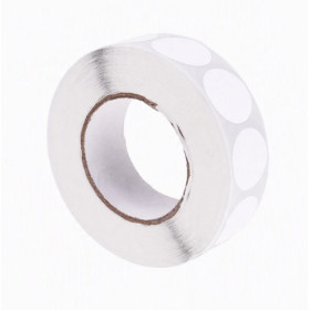 Gommettes rondes blanches Powair D19 lot de 2000