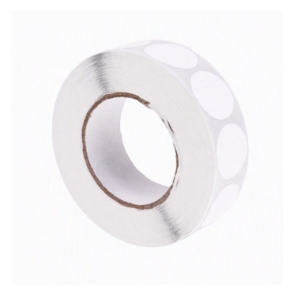 Gommettes rondes blanches Powair D19 lot de 2000