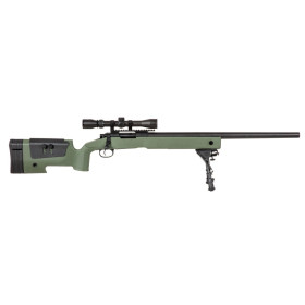 Réplique de sniper Specna Arms SA-S02 avec lunette et bipied 6mm