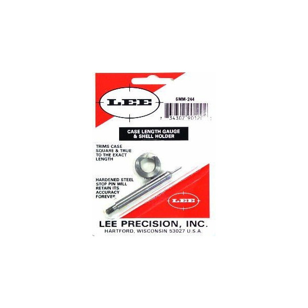 Pilote de longueur et support pour raccourcisseur Lee Precision