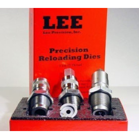 Jeu d'outils de rechargement 3 pièces Lee Precision calibre 375 Winchester avec support douille