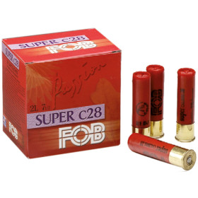 Cartouches de chasse FOB Passion Super 21 calibre 28/70 – Rouge