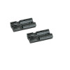 Embases courtes 21 mm avec vis pour montage optique