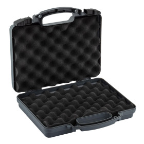 Mallette de transport pistolet compact Nuprol mousse vague – Gris