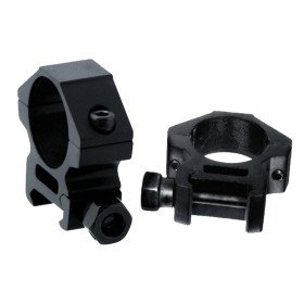 Colliers de montage RTI Optics 25.4 mm rail 21 mm serrage écrou