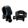 Colliers de montage RTI Optics 25.4 mm rail 21 mm serrage écrou