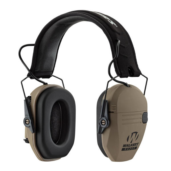 Casque de protection auditive électronique Walker's Razor 2 – Marron