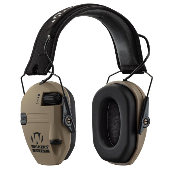 Casque de protection auditive électronique Walker's Razor 2 – Marron