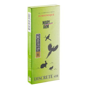 Cartouches subsoniques Mary Arm calibre 410/76 – Rouge