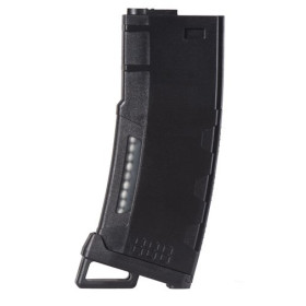 Chargeur Mid-cap Speed 130 billes M4 AEG Lancer Tactical – Noir