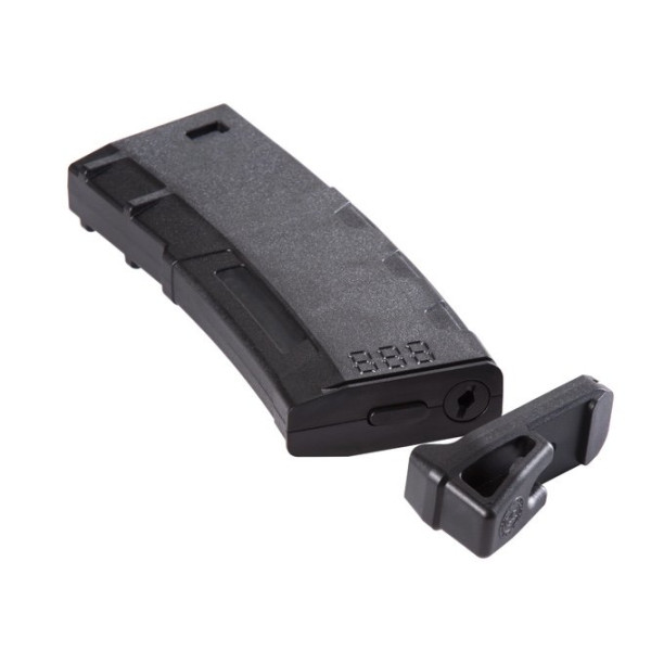 Chargeur Mid-cap Speed 130 billes M4 AEG Lancer Tactical – Noir