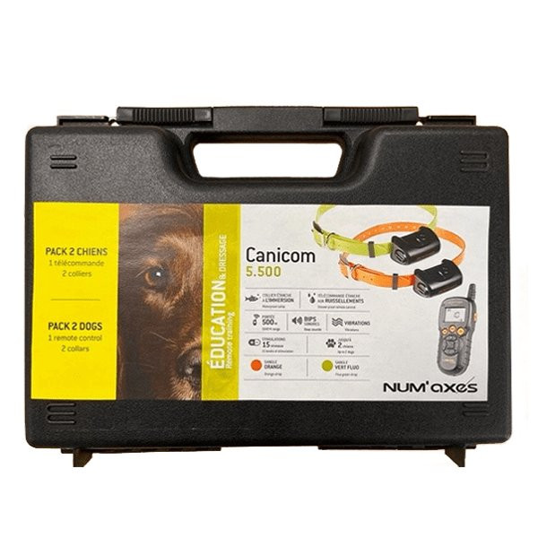 Kit collier d'éducation Num'Axes Canicom 5.500 portée 500m – Bicolore