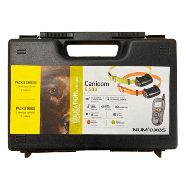 Kit collier d'éducation Num'Axes Canicom 5.500 portée 500m – Bicolore