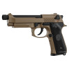 Réplique airsoft pistolet KJ Works M9-A1 full métal gaz – Noir