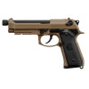 Réplique airsoft pistolet KJ Works M9-A1 full métal gaz – Noir