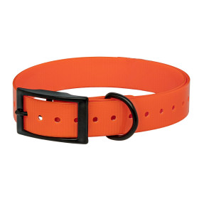 Collier Biothane Helen Baud Biogold HI-FLEX sangle polyuréthane 650x25x2mm – Orange