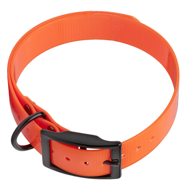 Collier Biothane Helen Baud Biogold HI-FLEX sangle polyuréthane 650x25x2mm – Orange