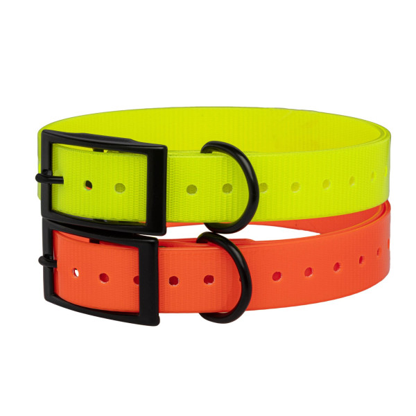 Collier Biothane Helen Baud Biogold HI-FLEX sangle polyuréthane 650x25x2mm – Orange