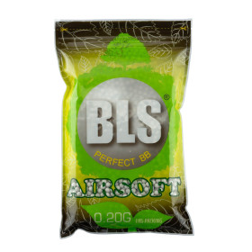 Billes Airsoft BIO 6mm 0,20g Blanches BLS – Blanc