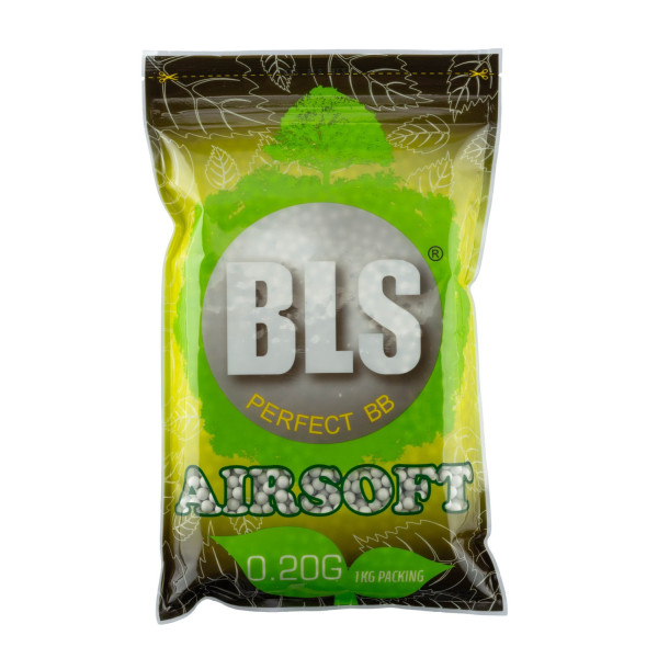 Billes Airsoft BIO 6mm 0,20g Blanches BLS – Blanc