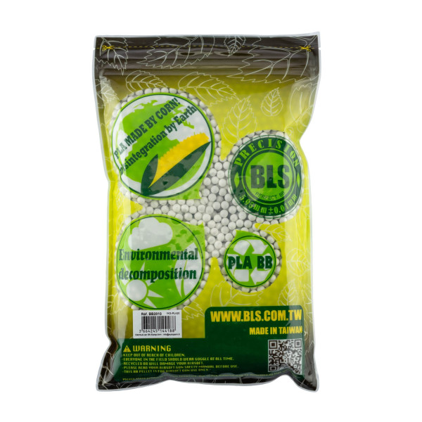 Billes Airsoft BIO 6mm 0,20g Blanches BLS – Blanc