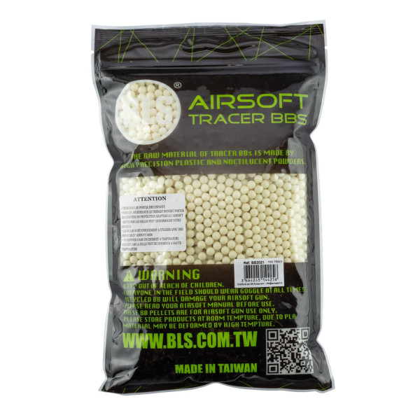 Billes traçantes airsoft BLS 0.20g vertes – Vert