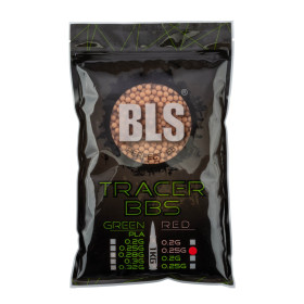 Billes traçantes rouges BLS 0,25g sachet 1 kg – Rouge