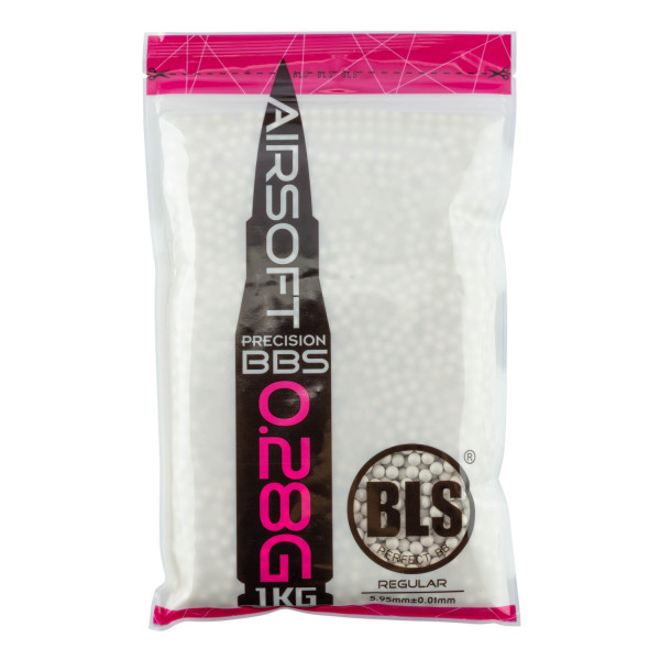 Billes airsoft blanches 0,28g BLS Standard 6mm – Blanc