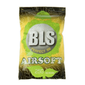 Billes Airsoft BIO 6mm 0.25g BLS blanches – sac 1 kg – Blanc