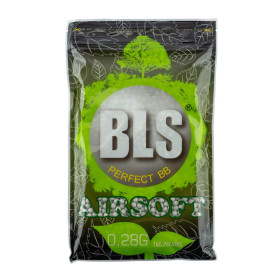 Billes Airsoft BIO 6mm 0.28g BLS blanches sac 1 kg – Blanc