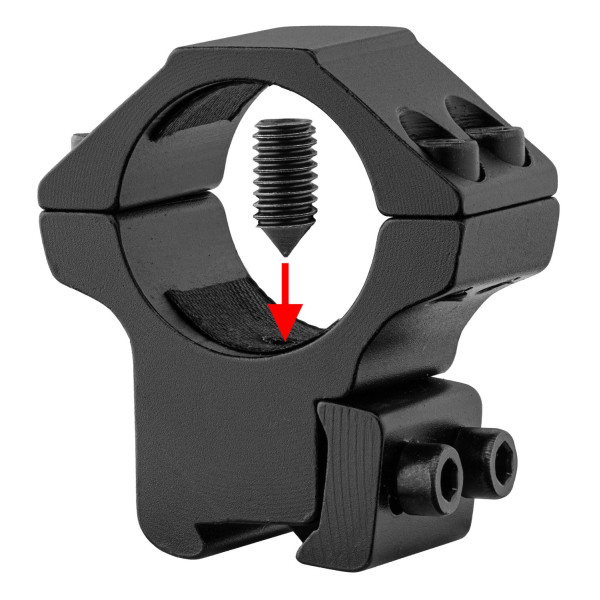 Colliers de montage RTI Optics 25.4 mm rail 11 mm serrage 2 vis