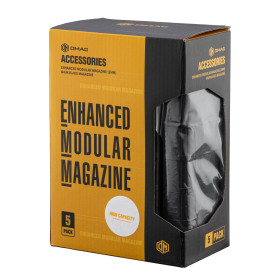 Chargeur High-Cap M4 350 coups Arcturus MOS Manufacture pour AEG airsoft noir – Noir