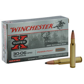 Munitions de chasse Winchester Super-X Power Point calibre .30-06 Springfield