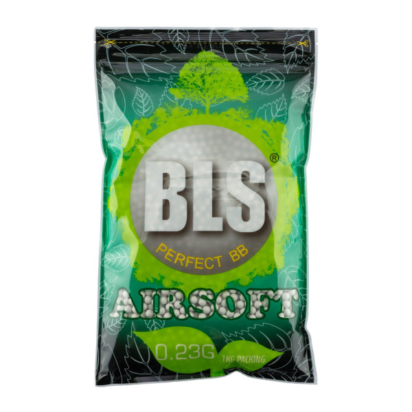 Billes Airsoft BIO 6mm 0.23g BLS blanches – Blanc