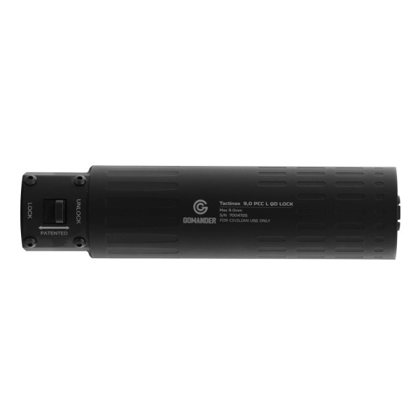 Silencieux Gomander Tactinox 9L PCC QD Lock – Noir
