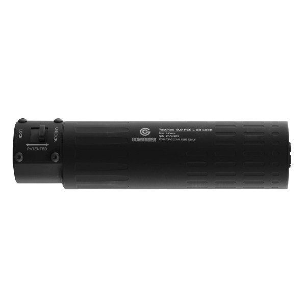 Silencieux Gomander Tactinox 9L PCC QD Lock – Noir