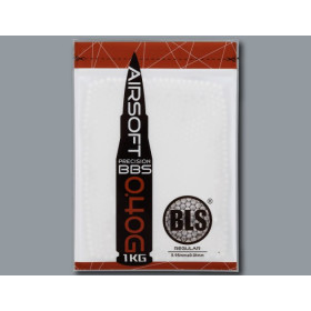 Billes airsoft lourdes BLS 0.40g blanches – Sac de 1 kg – Blanc